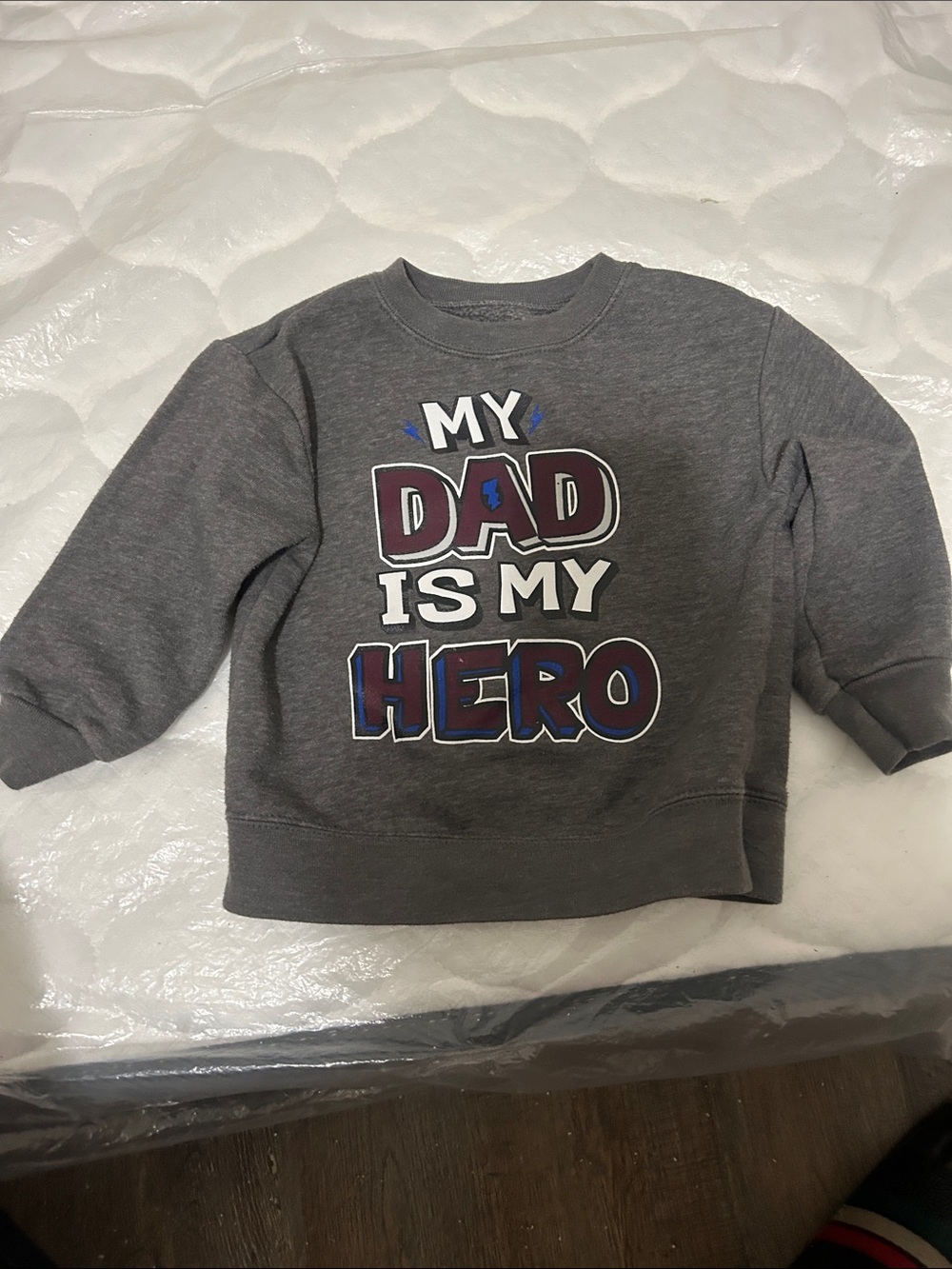 Garanimals Grey 'My Dad Is My Hero' Sweatshirt
